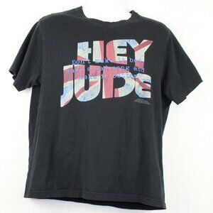 Vintage 90s Universal Language Hey Jude Beatles T-Shirt Mens L/XL